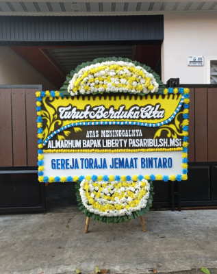 Papan Bunga Duka di Klambu